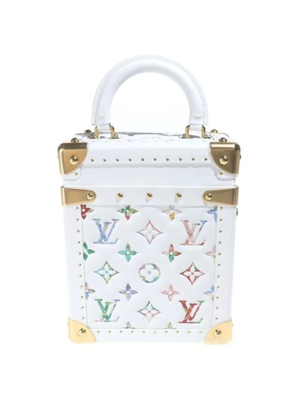 Louis Vuitton LV Garden Monogram Camera Bo 2-Way Hand Shoulder Trunk Bag Gold